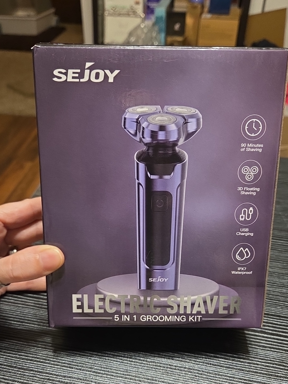 NIB Sealed Sejoy Electric Shaver 5 in 1 Grooming Kit